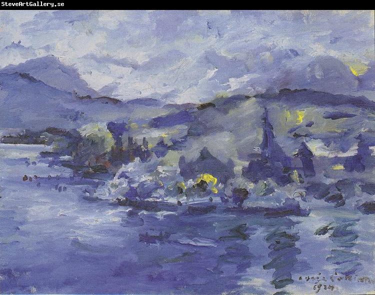 Lovis Corinth Lake Lucerne in the afternoon